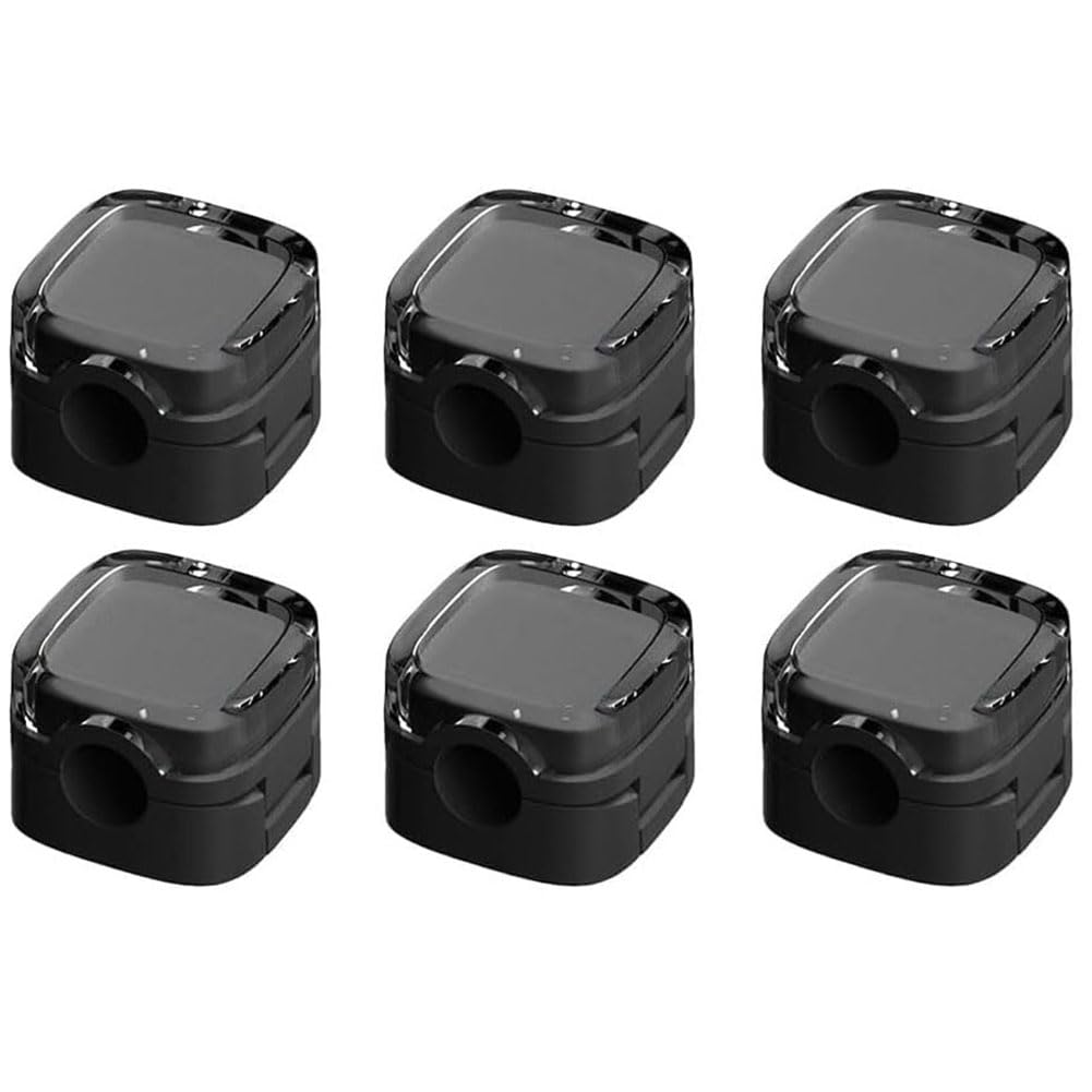 Tuidzljd 6Pack Magnetic Cable Management Clips,Magnetic Cord Organizer Cable Management Clips for Desk Car Wall Black