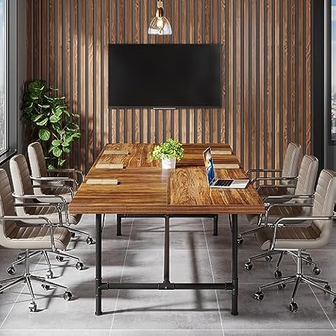 Tribesigns 6FT Rustic Conference Table Cover