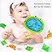 Baby Bath Toys 1 Pcs Frog Animals Fishing Net with 3 Pcs Water Floating Sea Animals Frog Toys, Bathroom Pool Water Floating Accessory Duck Crab Frog Fishing Play Set for Toddlers