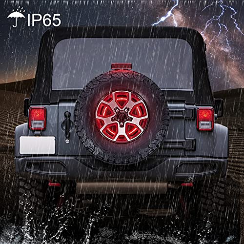 Bordan Spare Tire Brake Light Third Brake Light Wheel Light Led Ring For Wrangler Jk Jku 2007-2017 #TOP3