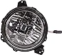 Evan Fischer Driver Side Headlight Compatible with 2019-2022 Jeep Wrangler, Fits 2020-2021 Jeep Gladiator, Fits 2018 Jeep Wrangler JL CH2502314