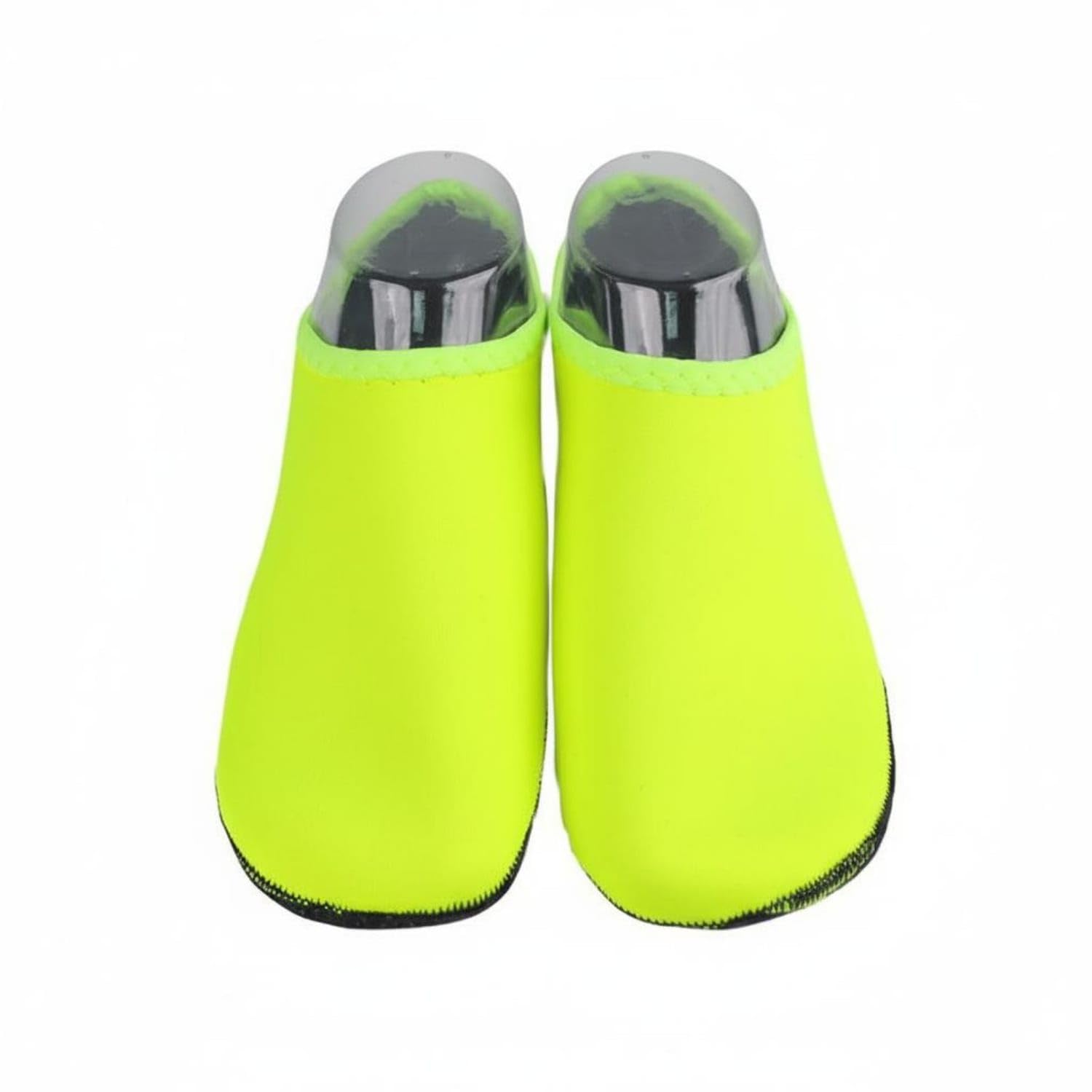 Breathable Snorkeling Shoes Wear-Resistant Slip-on Water Shoes Shielded Sole Quick-Dry Aqua Socks Lightweight for Swimming, Diving, River Trekking, Surfing, Fluorescent Green, S-image-33