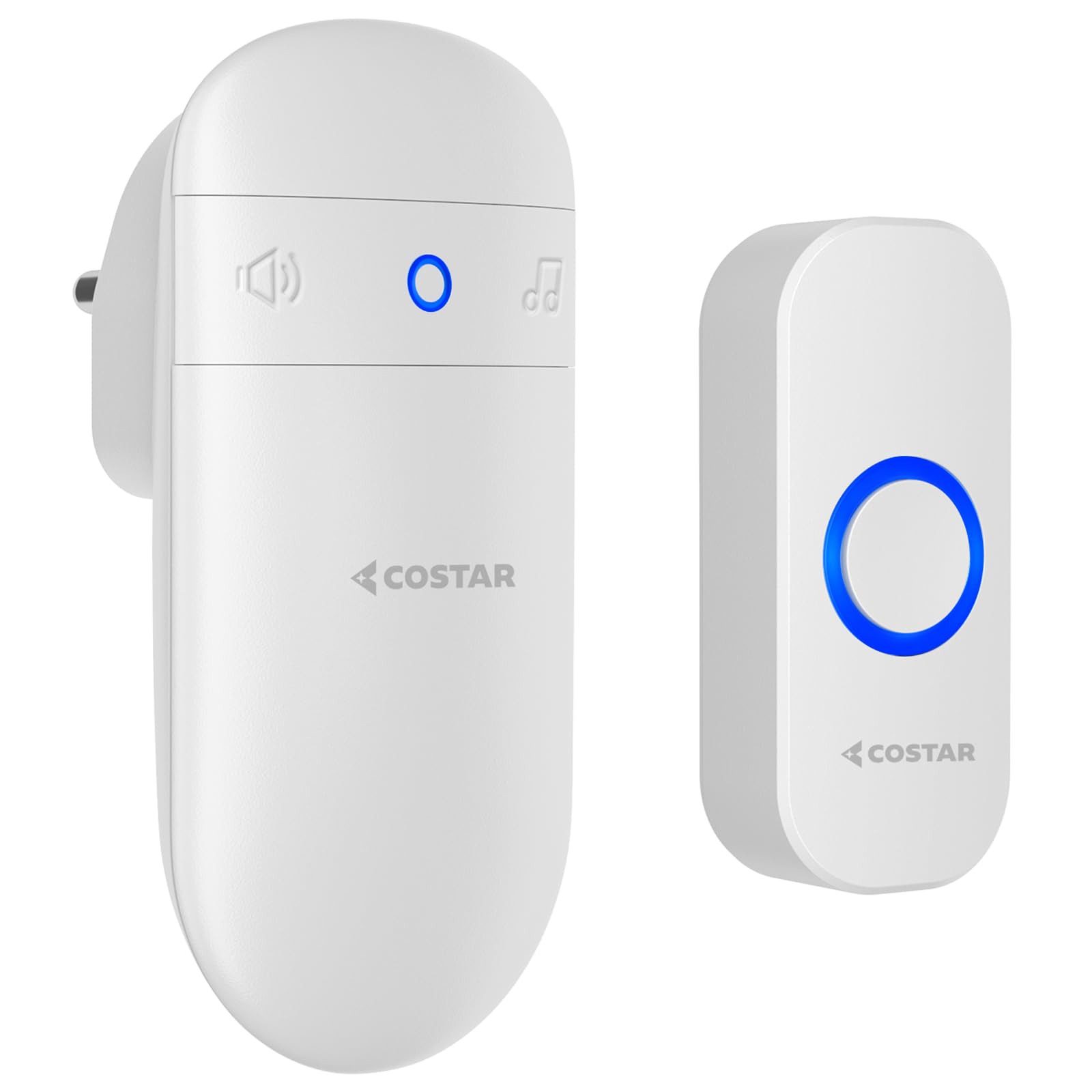 COSTAR M508 Wireless Door Bell for Home Office with LED Light 300 Mete