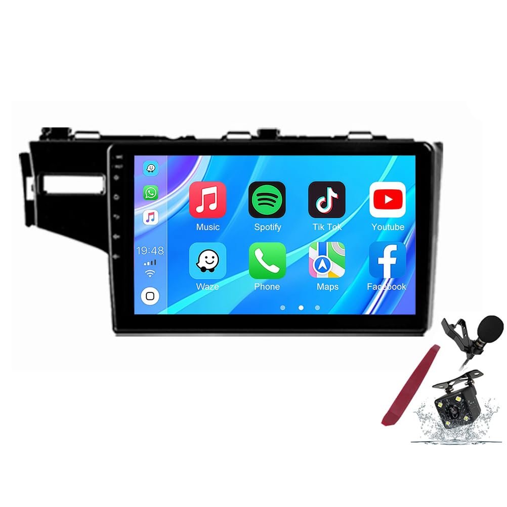 Radio samochodowe Android 14 Sat Navi dla H-onda Fit Jazz LHD/RHD (2014-2018) 9-calowy odtwarzacz multimedialny z ekranem dotykowym z nawigacją Carplay GPS FM RDS Bluetooth 5G-WiFi SWC,M700s