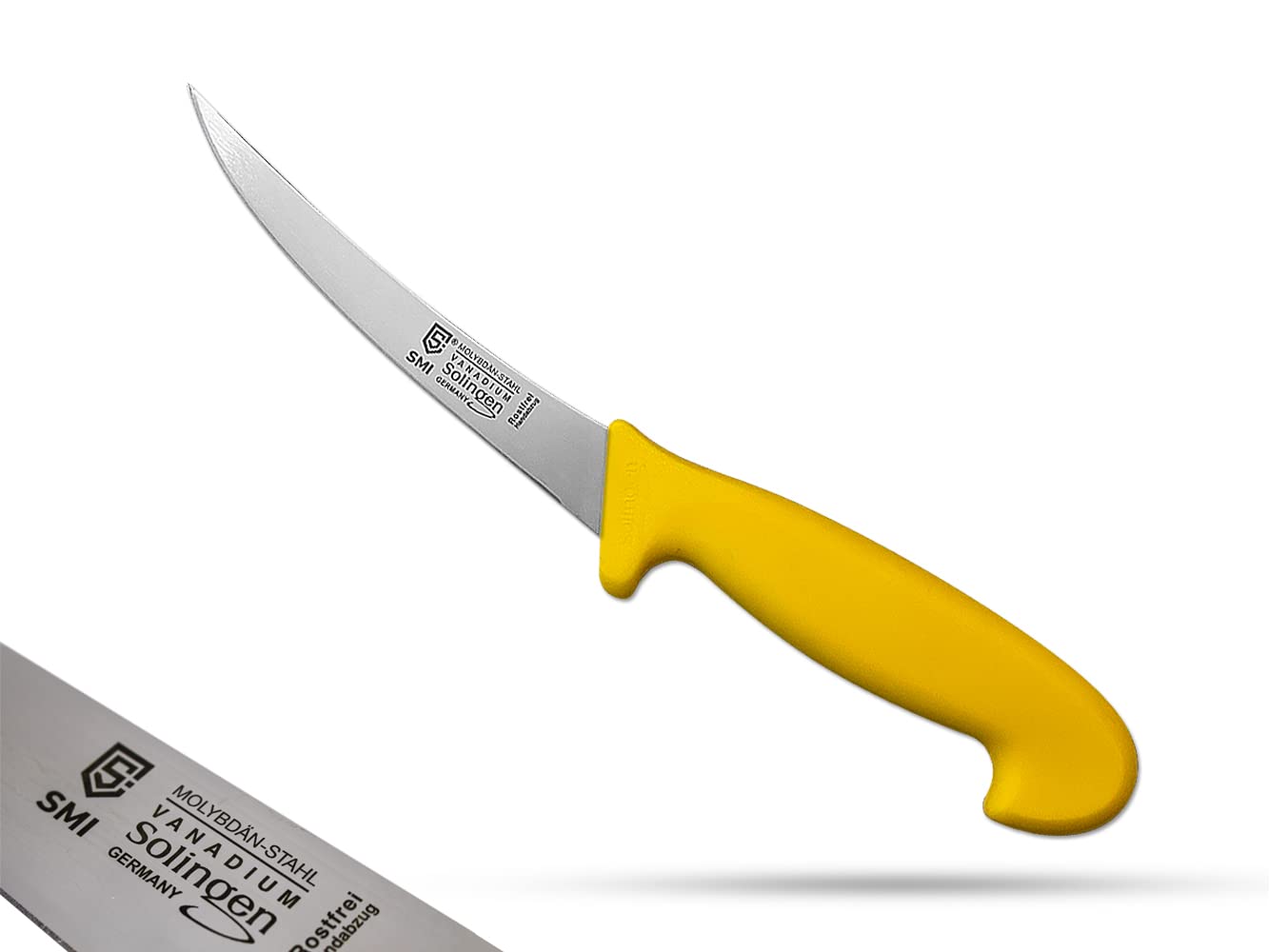 SMI Solingen Cuchillo Deshuesar Curvo 6 Pulgadas Acero Inoxidable - Made in Germany