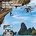 Potensic T25 Drone with 2K Camera for Adults, RC FPV GPS Drone with WiFi Live Video, Auto Return Home, Altitude Hold, Follow Me, Custom Flight Path, 2 Drone Batteries Black