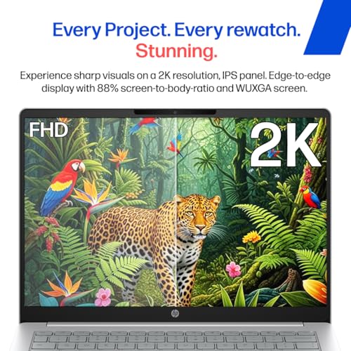 Image of HP Omnibook 3, Snapdragon X Processor 45 TOPS (16GB LPDDR5x,512GB SSD) 2K WUXGA, Anti-Glare, 14'' /35.6cm, Win 11, M365*Office 24,Silver,1.42kg, hz0026QU, Lighter mini Charger, FHD IR Camera, AI Laptop
