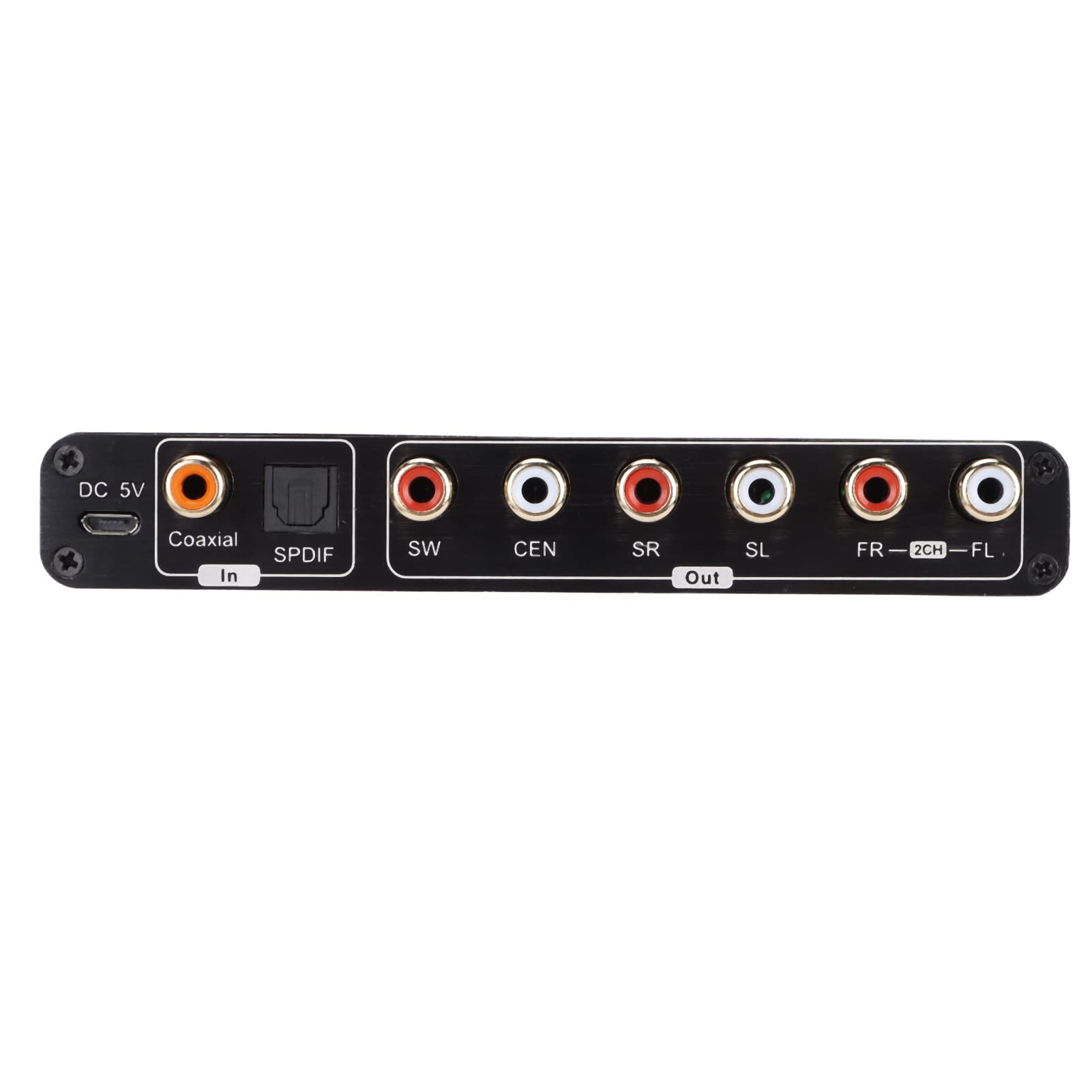 Decodificatore convertitore 192KHz 5.1CH, Cavo ottico digitale per Toslink a , Ottico a jack da 3,5 mm, 2 Convertitore da digitale ad analogico in modalità per per