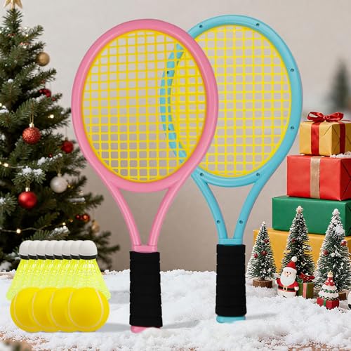 Ppbmocw Federball Set Kinder,17 Zoll TennisschläGer Für...