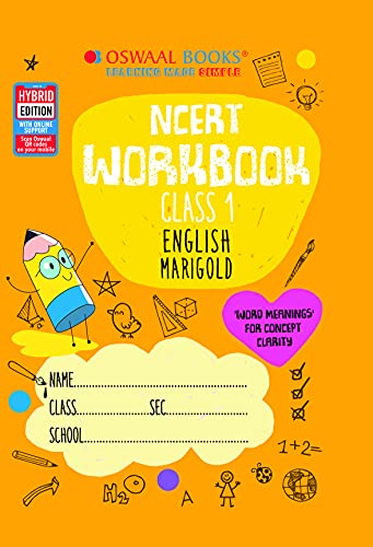 Oswaal NCERT Workbook Class 1, English (For 2023 Exam) [Paperback] Oswaal Editorial Board