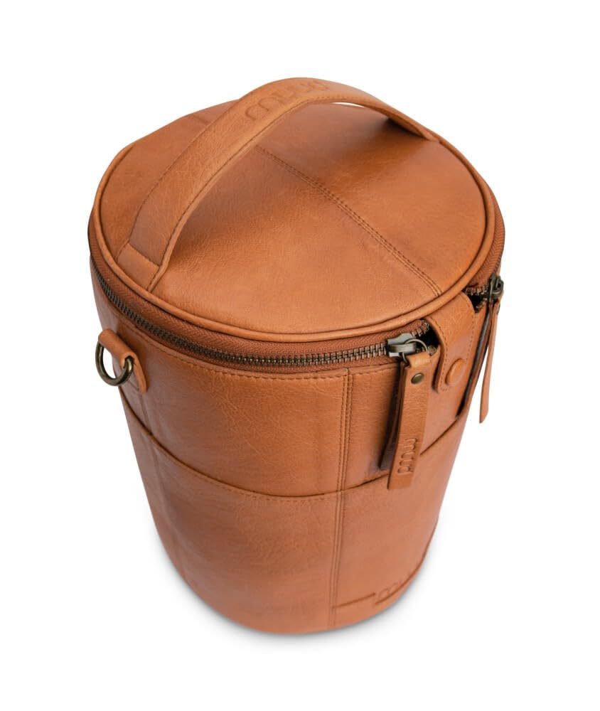 muud Saturn XL - Bolsa de piel hecha a mano para whisky
