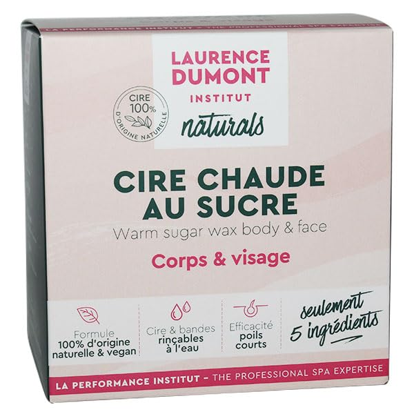 Laurence Dumont Naturals - Cera caliente con azúcar para cara y cuerpo, 250 ml