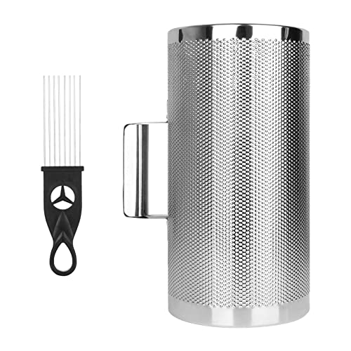 WYNOTT Guiro Shaker | Stainless Steel Percussion Guiro Instruments with Scraper - Ergonomic Design Musical Instruments for Stage Shows, Live Performances, Concerts