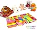 Click N' Play Foam Blocks, Soft Building Blocks and Stacking Block Toy Set For Toddlers| Perfect Bath Toys, 60 Count with Carry Tote | Great Gift for Toddler, Baby, Kids, Boy, and Girl Ages 1-3, 4-8