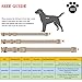 YUDOTE Ultraweiches Hundehalsband natürliche Baumwolle Cord für Mittel Hunde mit empfindlicher Haut,Cremeweiß