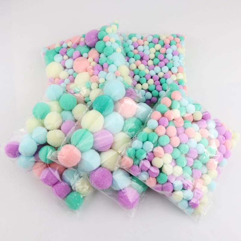 Pompon kulki 8 mm 10 mm 15 mm 30 mm pompony DIY miękkie puszyste pompony rękodzieło materiały dekoracje ślubne akcesoria do szycia sprzedaż hurtowa (kolor: 30 mm 05 500 szt.)