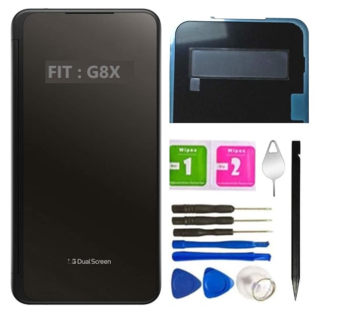G8x Thinq Dual Screen Glass Replacement With Pre Installed Tape For The Case Cover For Lg G8x Thinq All Model Tools Dual Screen Glass Amazon In Electronics