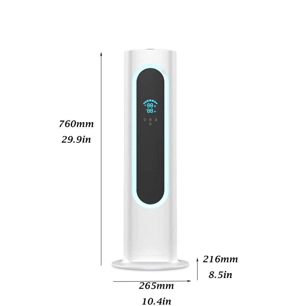 umidificatore A Pavimento umidificatore - 8L Serbatoio -Timer e senz'acqua spegnimento Automatico - for la casa e L'Ufficio Camera umidificatori(A)