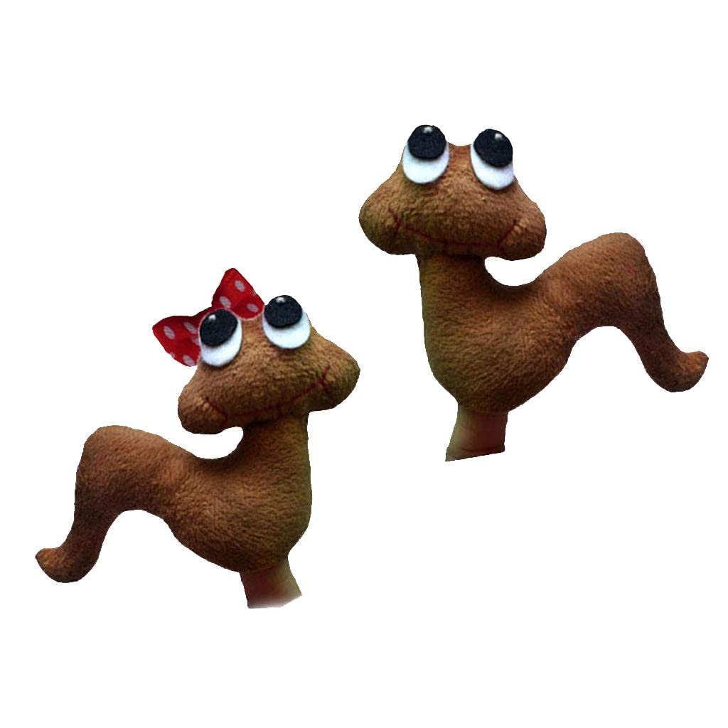 Fashion My Day® Set of 2pcs Finger Puppets - Worms in Garden Toys & Games|Baby & Toddler Toys|Early Development & Activity Toys|Bricks & Blocks-image-31