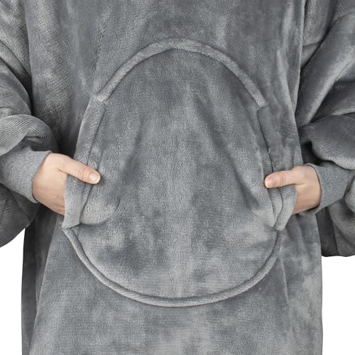 image for Catalonia Cat Wearable Hoodie Blanket Sweatshirt, Oversized Comfortabl