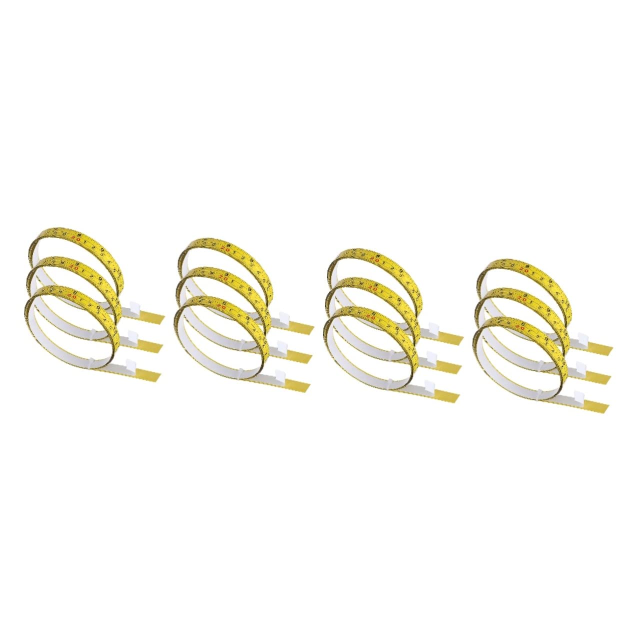 PLAFOPE Lot De 4 Rubans Adhésifs Pour Architectes Rubans À Mesurer Robustes Usage Quotidien 3 Pièces X 4