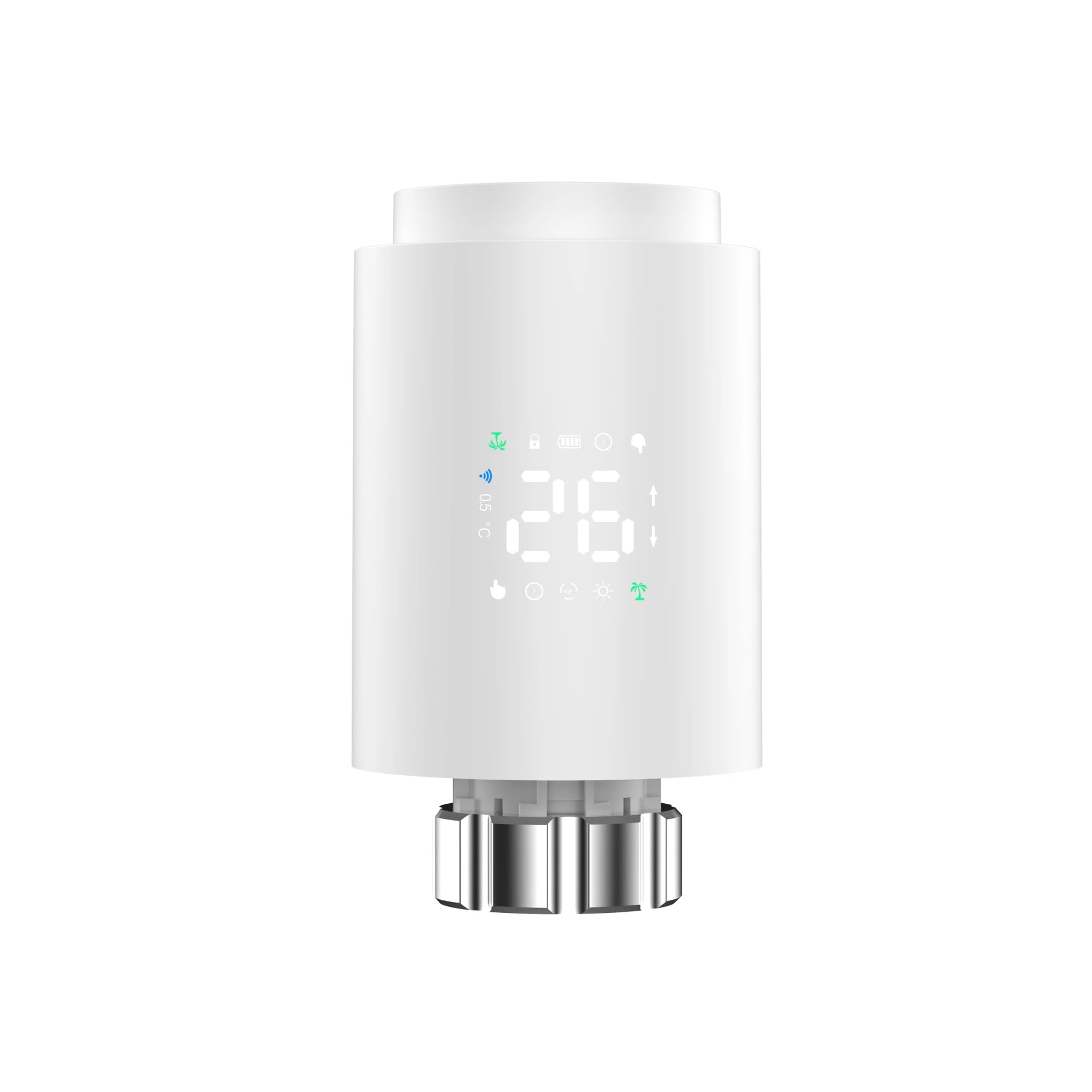 Thermostat, Smart Life Thermostat Heizkörperventil Heizung Heizkörper Temperatur Controlle Hause(White)