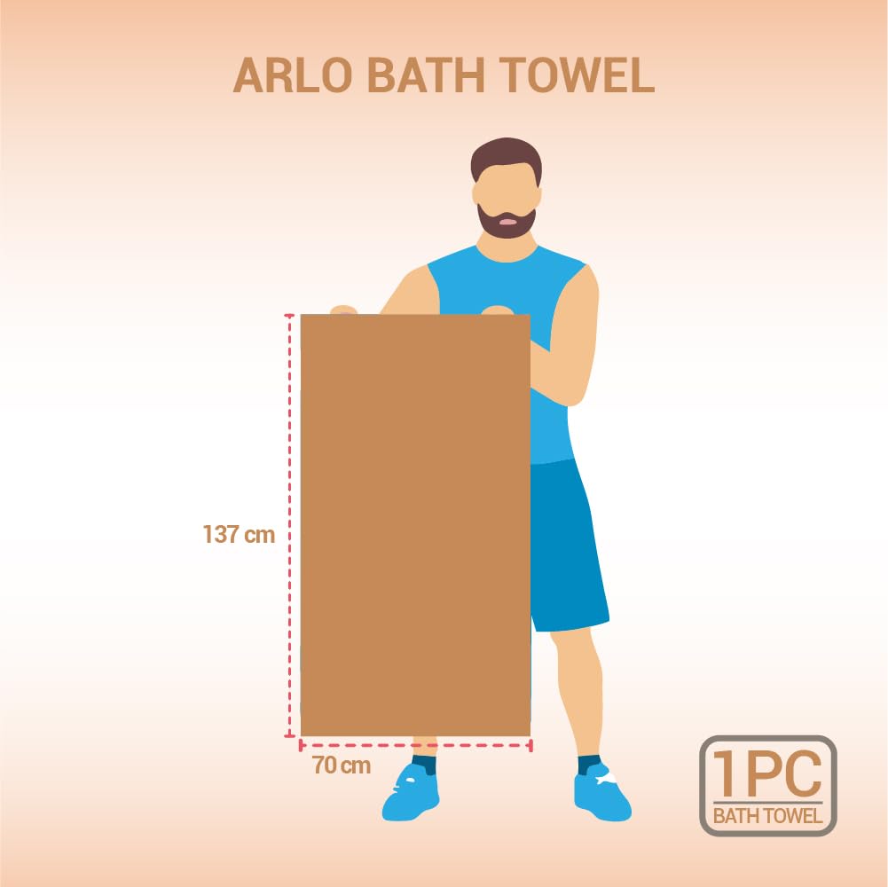 Welspun Arlo Cotton Bath Towel - Soft & Absorbent -9 Welspun Arlo Cotton Bath Towel - Soft & Absorbent -9