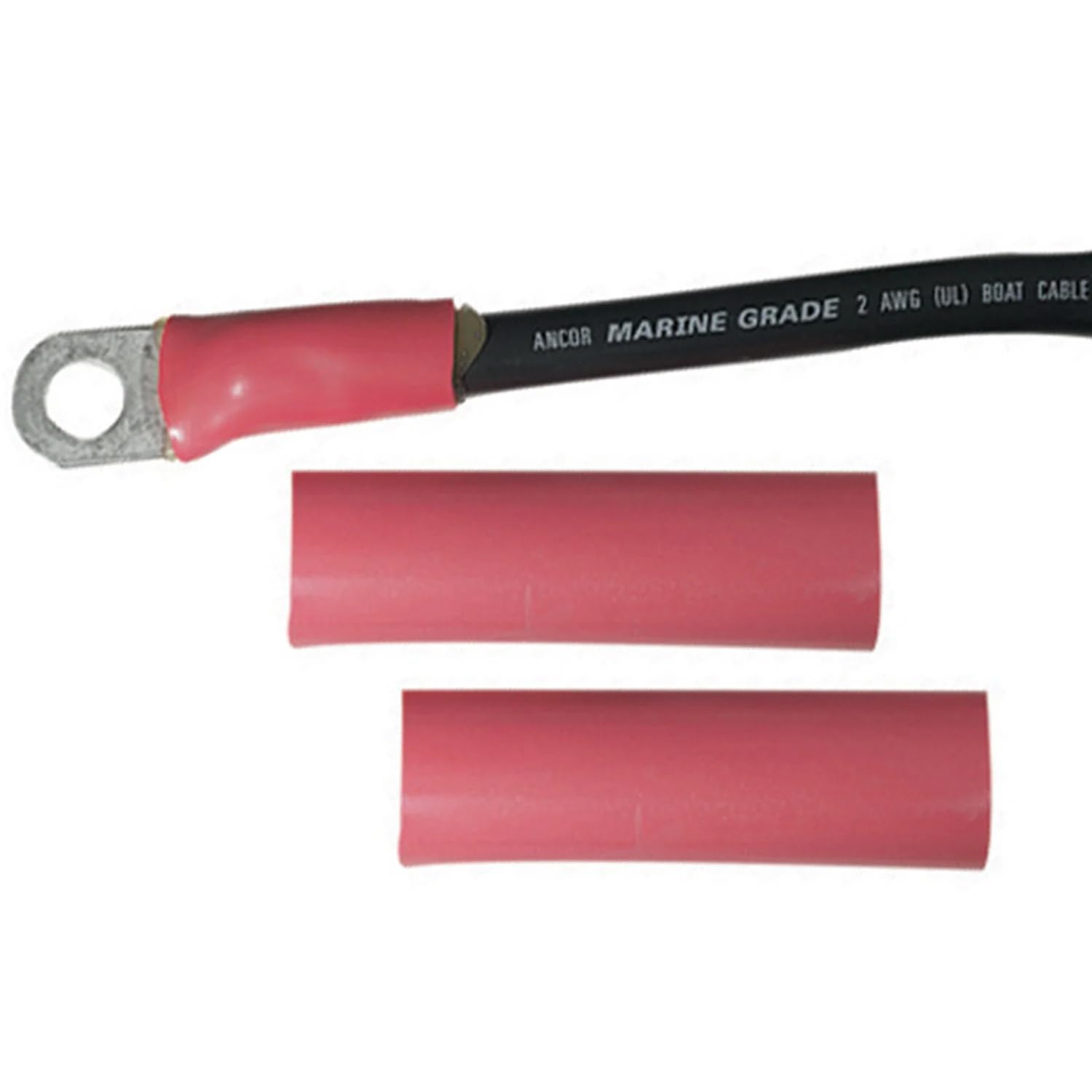 Gaine thermorétractable 3:1 pour isolation de fils électriques (rouge, 3,8 cm - 31,75 mm)