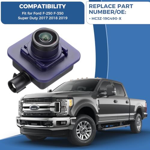 Image of Rear View Backup Camera Fit for Ford F-250 F-350 Super Duty 2017-2019 | Parking Back Up Assist Camera Replace#HC3Z-19G490-X