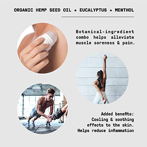 Muse Apothecary Hemp Ritual - Therapeutic Relief Roll-On, USDA Certified Organic Hemp Seed Oil, Post-Workout Recovery, Helps Relieve Arthritis, Muscle & Joint Pain, Tension & Discomfort - Image 4
