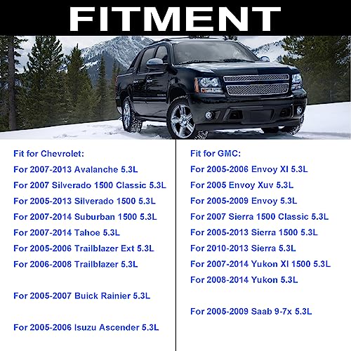 5.3L Afm Dod Replacement Kit Lifters Camshaft Head Gaskets For 2007-2013 Buick Chevy Avalanche Silverado Suburban Tahoe Trailblazer Envoy Sierra Yukon V8 #TOP3