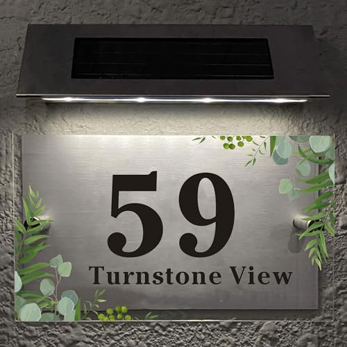 Personalised House Numbers Plaques Road Plate Plaque Door Nu