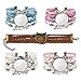 DROLE Adjustable Blank Bangle with Pads Round Cabochon Bezel Setting Fit 25mm Glass Dome Cabochons for DIY Bracelet Jewelry Making Multicolored Pack of 5