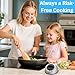 Kitchen Timer for Cooking, Chef Cooking Magnetic Timer - No Batteries Required - Loud Alarm, Mechanical Desk Manual Timers - Magnetic Clock Backing, Countdown Reminder - Stainless Steel Body