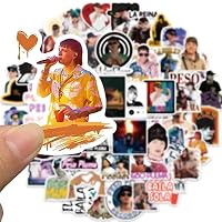 50 Stück Internet Promi Peso Pluma Aufkleber für Koffer, Skateboard, Laptop, Computer, Wasserflaschen, Auto, Teenager, Jungen, Mädchen, Aufkleber, wasserdicht – Ansicht 5