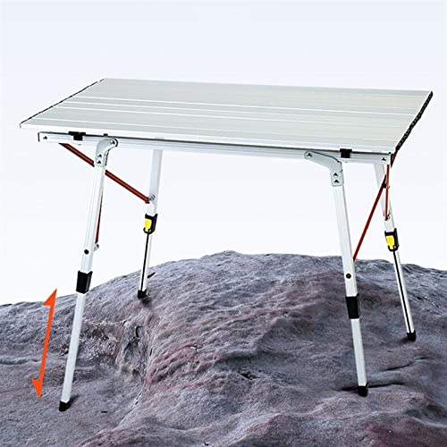 Table de camping en alliage d'aluminium, mobilier d'extérieur d'une robustesse durable