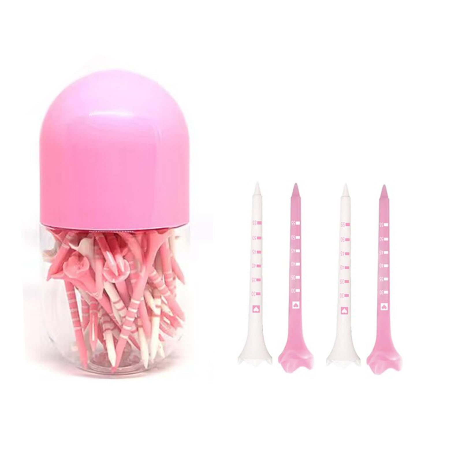 HPLSZCN 50PCS Plastic Golf Tees, Size 3-1/4 Inch Stable & Durable