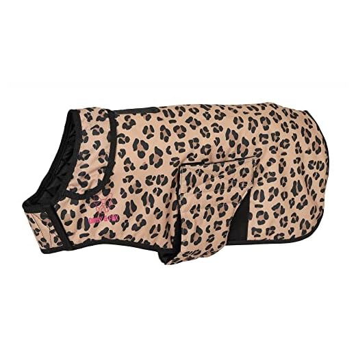 Shires Digby & Fox Hondenjas met luipaardprint - Leopard XXS