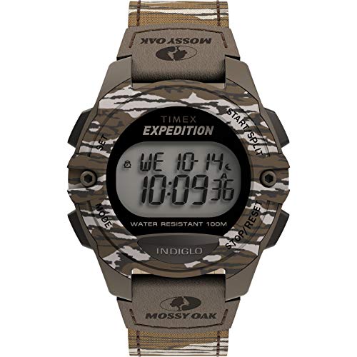 Montre digitale Timex pour homme modèle 12345465646 avec bracelet noir résistant