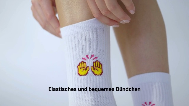6 Paar Tennissocken Mit Motiven - Lustige Sportsocken Für Männer & Frauen