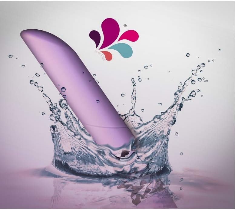 Maia Toys Angel Crystal Gem Supercharged Bullet Vibrator, Purple