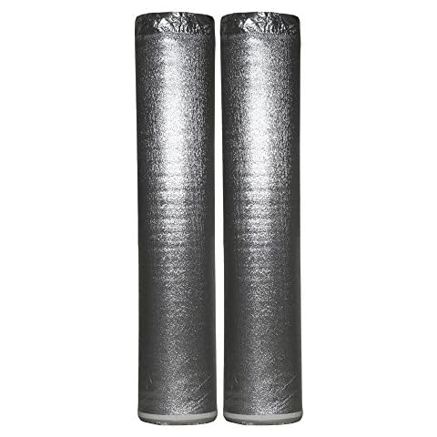 AMERIQUE 400SQFT 4TH Generation Silver 3MM Thick Flooring Underlayment Padding 3-in-1 Heavy Duty Foam with Tape & Vapor Barrier Cover