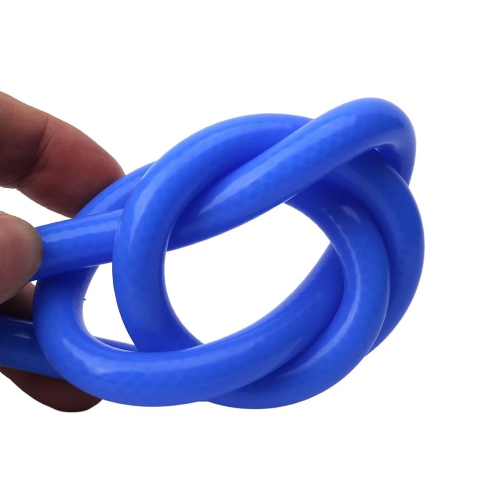 Tubo Trenzado De Silicona De Grado Alimenticio Azul, Opciones De 1M/2M/5M, ID4-ID19mm, Manguera Flexible Resistente Al Calor Y Al Frío For Dispensadores De Agua(5M,ID14mm x OD21mm)
