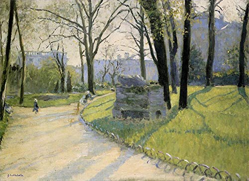 Peintures à l'huile Le paysage du Parc Monceau de Gustave Caillebotte d'académie