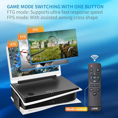 15,6" pollici IPS 2K 120Hz Monitor portatile per giochi integrato con PS5 (non inclusa) 2560X1440 con 2 porte HDMI, FreeSync, 2 altoparlanti stereo multimediali integrati, UL (2K e 120Hz) - Monitor - Immagine 2