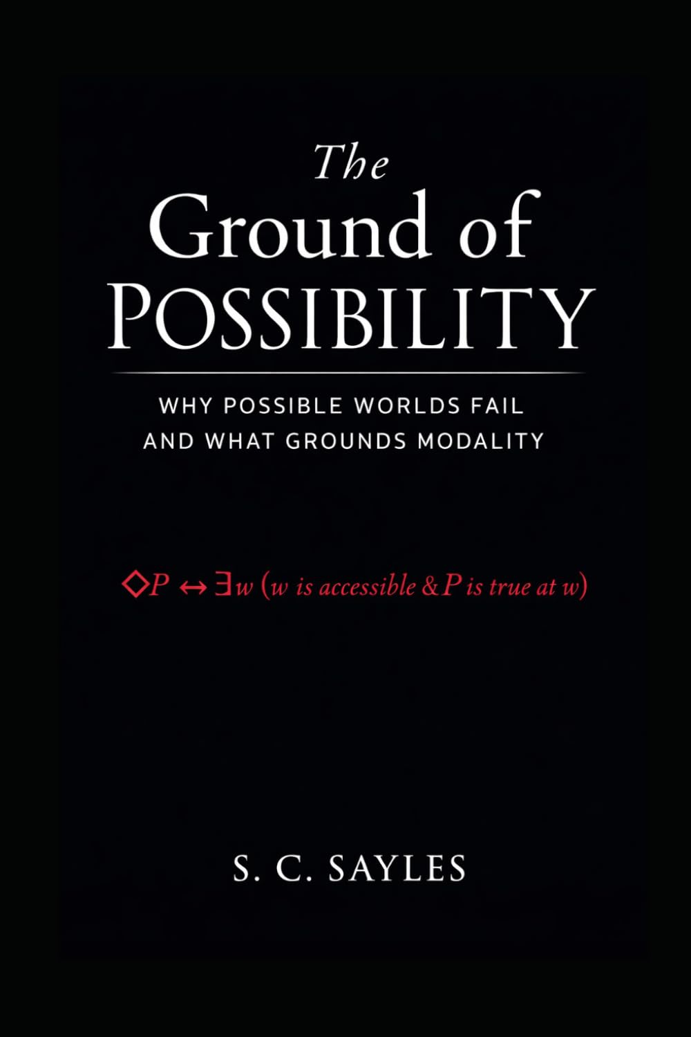 The Ground of Possibility: WHY POSSIBLE WORLDS FAIL AND WHAT GROUNDS MODALITY