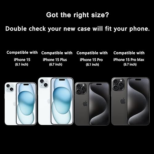 Miniatura 7 de OOK Funda compatible con iPhone 15 Pro Max con correa para la muñeca, funda delgada de poliuretano termoplástico (TPU) de leopardo blanco a prueba