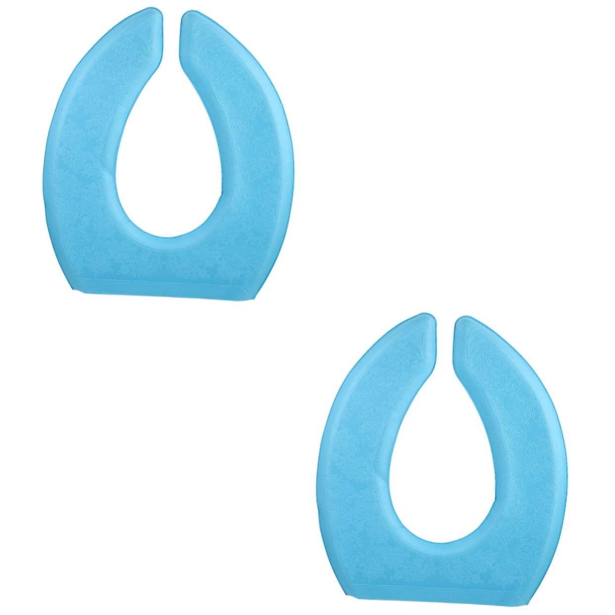SOESFOUFU 2pcs Toilet Seat Cushion Thicken Pad with Self-Adhesive Design Comfortable Material for Bathroom Use Washable and Reusable for Winter Season