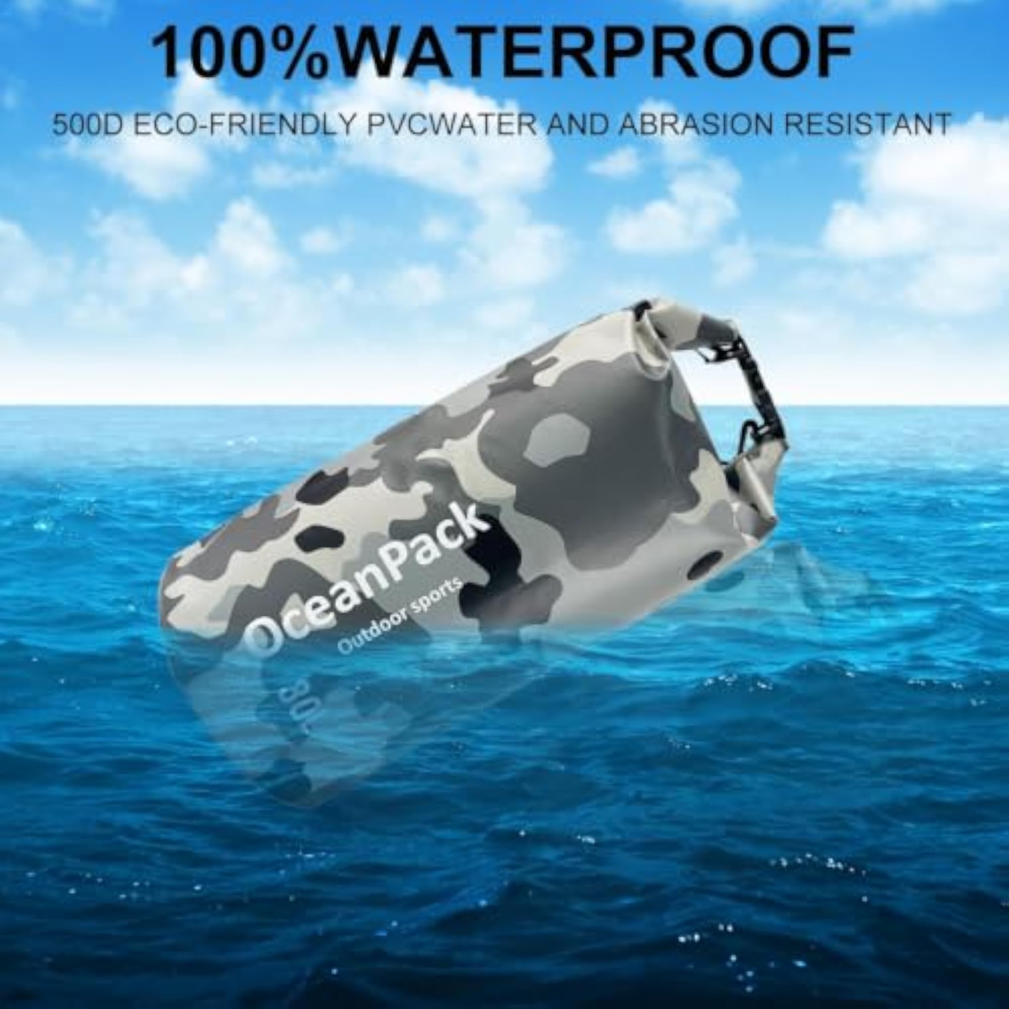 PVC Waterproof Swim Buoy Inflatable Dry Shoulder Bag