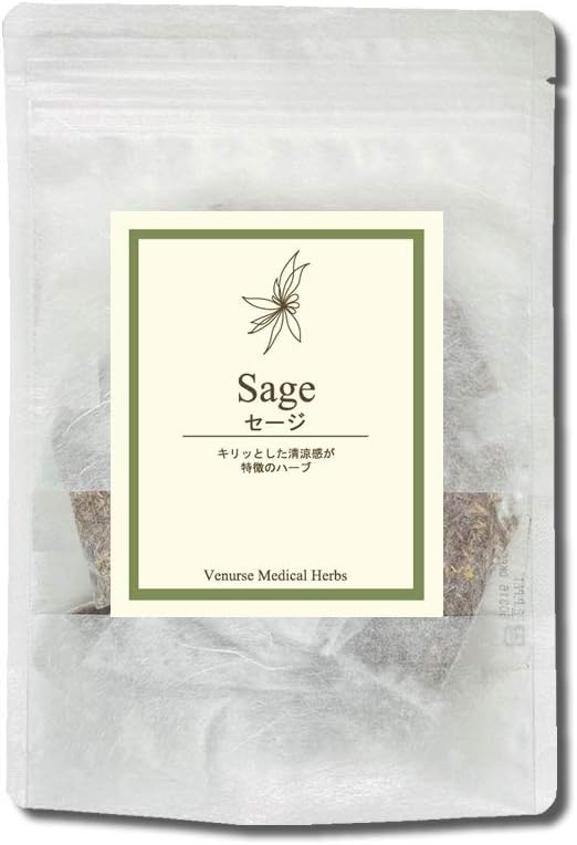 最初に購入したのはこのお茶（ヴィーナース セージティー 1.5g×15 ティーバッグ）
